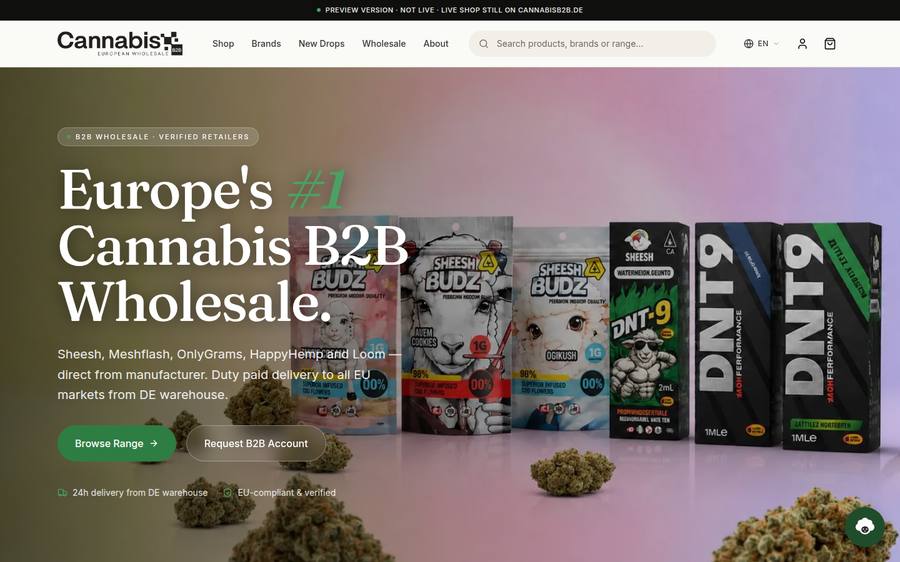 Cannabis B2B nach dem Relaunch