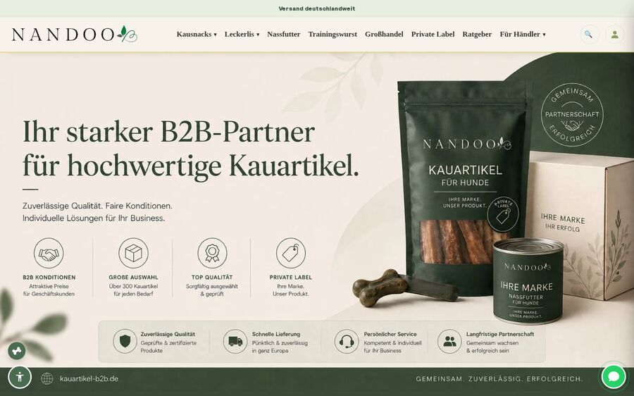 Kauartikel B2B, B2B-Großhandelsshop
