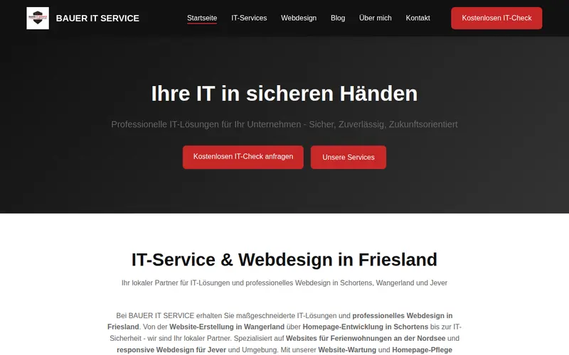 Website von Bauer IT-Service