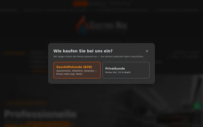 Website von GastroNik