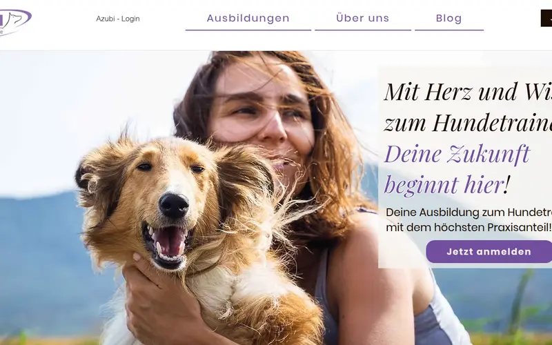 Website von Hundetrainer-Akademie Hackl