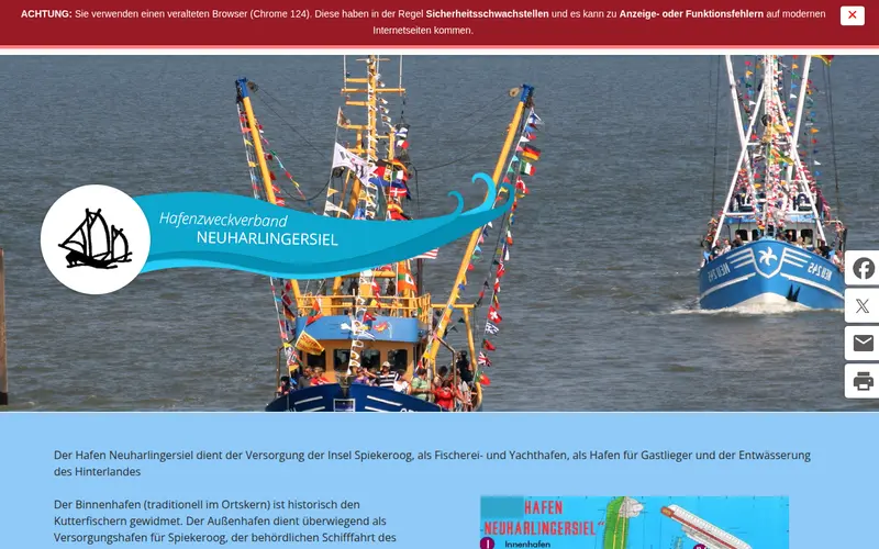 Website von Neuharlingersiel